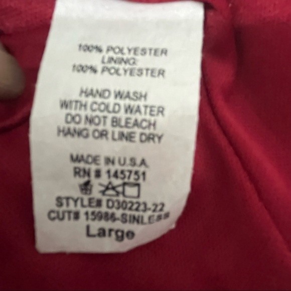 NWT Peach Love California Fairest Of Them All Striped
Dress BurgundyNavyWhite L - Picture 11 of 11